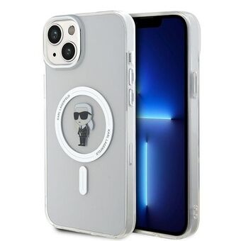 Karl Lagerfeld KLHMP15MHFCKNOT iPhone 15 Plus / 14 Plus 6.7" genomskinligt hardcase IML Ikonik MagSafe
