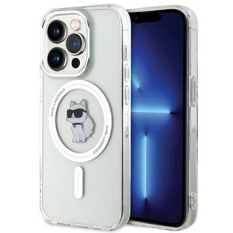 Karl Lagerfeld KLHMP15LHFCCNOT iPhone 15 Pro 6.1" genomskinligt hårt skal IML Choupette MagSafe.