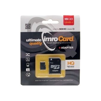 16GB Imro + adp 10C microSD minneskort