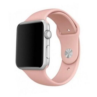Mercury Silicon rem Apple Watch 42/44/ 45 mm rosa/rosa