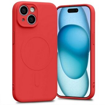Mercury MagSafe Semi-Silicone iPhone 15 / 14 / 13 6,1" röd