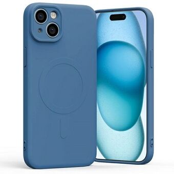 Mercury MagSafe Semi-Silicone iPhone 15 Plus / 14 Plus 6,7" blått / blått.