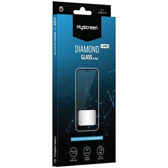MS Diamond Glass Edge Lite FG Sam A326 A32 5G svart/svart Full Glue