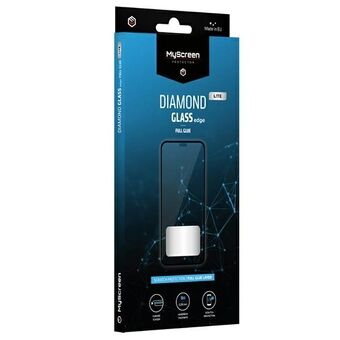 MS Diamond Glass Lite Edge Vivo Y76 / Y76s Full Adhesive Svart