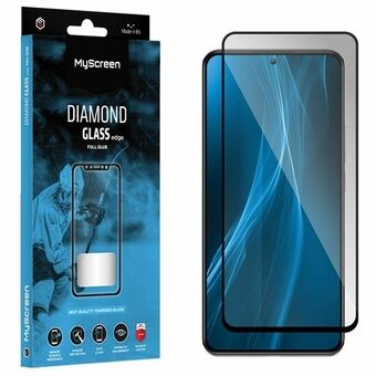 MS Diamond Glass Edge FG Oppo A98 5G svart/svart Hellim