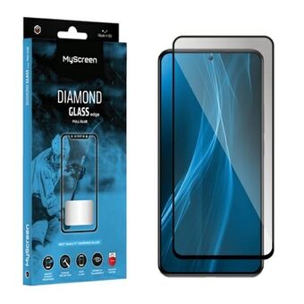 MS Diamond Glass Edge FG Motorola Moto G04/G24 Power svart/svart Full Glue