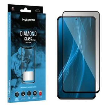 MS Diamond Glass Edge FG Xiaomi Poco X6 svart/svart Full Glue