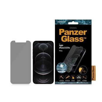 PanzerGlass Standard Super+ iPhone 12/12 Pro Sekretess Antibakteriell