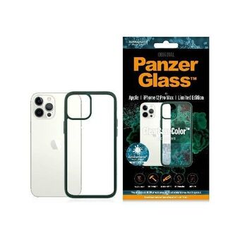 PanzerGlass ClearCase iPhone 12 Pro Max Racing Green AB översätts till:

PanzerGlass ClearCase iPhone 12 Pro Max Racing Green AB