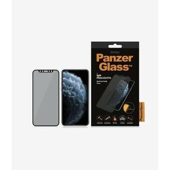 PanzerGlass E2E Super+ iPhone X/XS /11 Pro Skalvänlig Integritetsskyddad (Privacy) svart