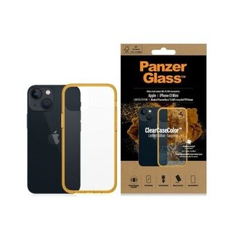 PanzerGlass ClearCase iPhone 13 Mini 5.4" Antibakteriel militær kvalitet mandarin 0328