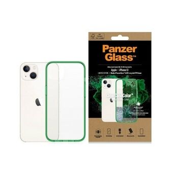 PanzerGlass ClearCase iPhone 13 6.1" Antibakteriel Militær lime 0334