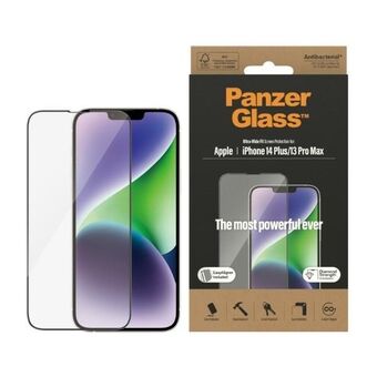 PanzerGlass Ultra-Wide Passar iPhone 14 Plus / 13 Pro Max 6,7" Skärmskydd Antibakteriellt Enkel Anpassningsverktyg ingår 2785