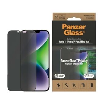 PanzerGlass Ultra-Wide Fit iPhone 14 Plus / 13 Pro Max 6,7" Integritetsskydd för skärmen Antibakteriell Enkel justering ingår P2785