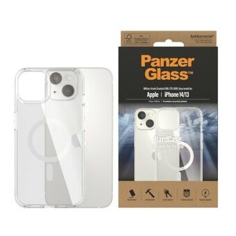 PanzerGlass HardCase iPhone 14 / 15 / 13 6,1" MagSafe Antibacterial Militärklassad genomskinlig 0409