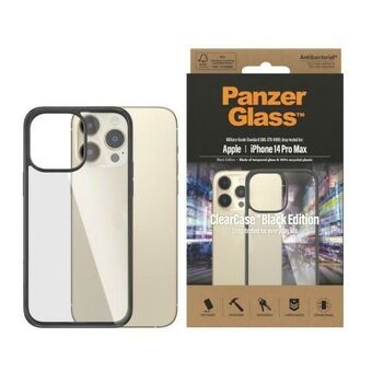 PanzerGlass ClearCase iPhone 14 Pro Max 6,7" Antibakteriell svart / svart 0408