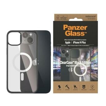 PanzerGlass ClearCase MagSafe iPhone 14 Plus 6,7" Antibakteriell Svart / Svart 0415