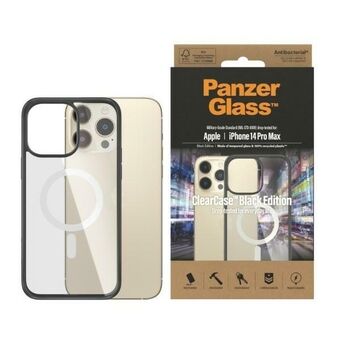 PanzerGlass ClearCase MagSafe iPhone 14 Pro Max 6,7" Antibakteriell svart/svart 0416
