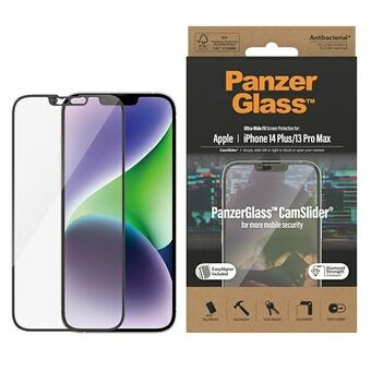 PanzerGlass Ultra-Wide Fit iPhone 14 Plus / 13 Pro Max 6,7" skärmskydd CamSlider Antibakteriell Easy Aligner ingår 2797