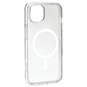 Puro LITEMAG PRO iPhone 15 6.1" MagSafe genomskinlig/transparent PUIPC1561LITEMPWHI