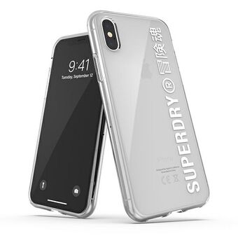 SuperDry Snap iPhone X / iPhone XS Clear Cover Vit 