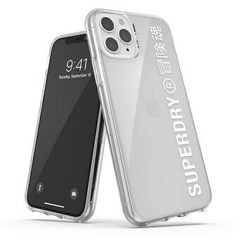 SuperDry Snap iPhone 11 Pro Clear Cover Vit