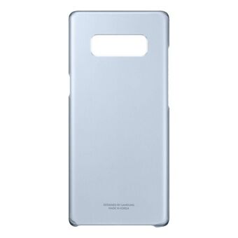 Fodral Samsung EF-QN950CN Note 8 N950 blå / djupblå Genomskinlig skal