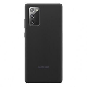 Etui Samsung EF-PN980TB Note 20 N980 svart/svart silikonfodral