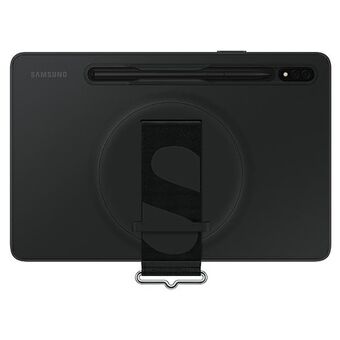 Etuiet Samsung EF-GX700CB Tab S8 svart/svart bärremsfodral