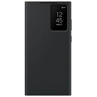 Etui Samsung EF-ZS918CB S23 Ultra S918 svart/svart Smart View Wallet Case