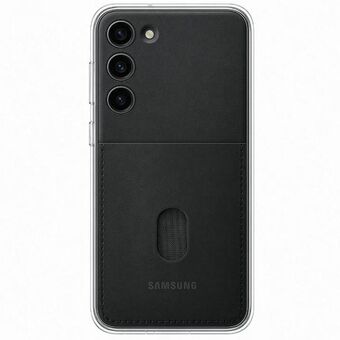 Fodral Samsung EF-MS916CB S23+ S916 svart/svart Ramskydd