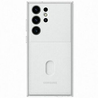 Etui Samsung EF-MS918CW S23 Ultra S918 vit/vit ramöverdrag