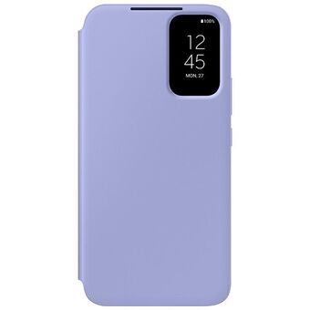 Etui Samsung EF-ZA346CVEGWW A34 5G A346 i jordgubbsblå Smart View-plånboksfodral.