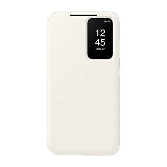 Etui Samsung EF-ZS711CW S23 FE S711 vit/vit Smart View-plånboksfodral