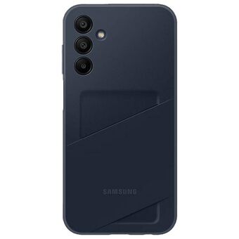 Etui Samsung EF-OA156TBEGWW A15 A156 czarno-niebieski/svart-blå Korthållartäcka