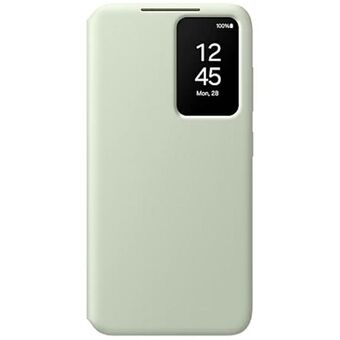 Etuiet Samsung EF-ZS926CGEGWW S24+ S926 jasnozielony/ljusgrönt Smart View-plånboksfodral