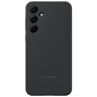 Etui Samsung EF-PA556TBEGWW A55 5G A556 svart/svart Silikonfodral