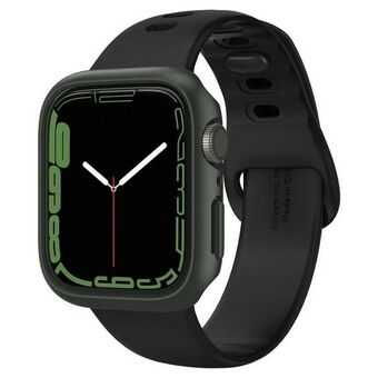 Spigen Thin Fit Apple Watch 7 45mm grön / militärgrön ACS04175