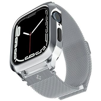 Spigen Metal Fit PRO Apple Watch 8/SE/7/6/5/4 (44/45mm) silver/silver ACS04584.

Spigen Metal Fit PRO Apple Watch 8/SE/7/6/5/4 (44/45mm) silver/silver ACS04584.