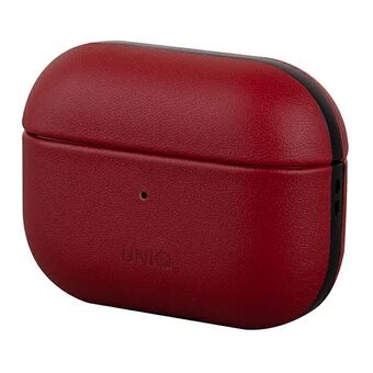 UNIQ fodral Terra AirPods Pro äkta läder rött / rött