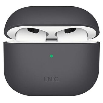 UNIQ fodral Lino AirPods 3 gen. Silikon grå/askgrå