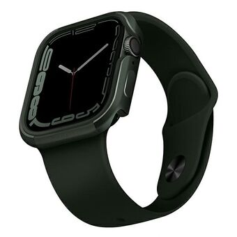 UNIQ fodral för Valencia Apple Watch Series 4/5/6/7 / SE 45 / 44mm. grön/grön