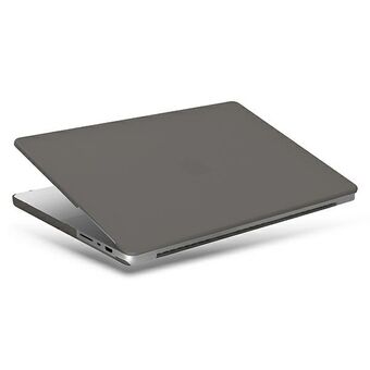 UNIQ-skal Claro MacBook Pro 14" (2021/2023) transparent grå/smoke matt grå