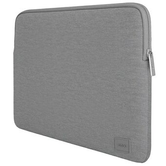 UNIQ Cyprus laptop Sleeve 14" i färgen grå/melering, vattentät neopren.