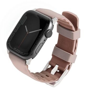 UNIQ-rem Linus Apple Watch Series 4/5/6/7/8 / SE / SE2 38/40 / 41mm. Airosoft Silikon rosa / rouge rosa