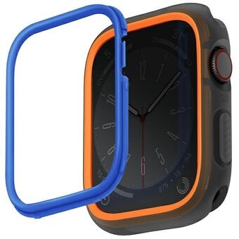 UNIQ fodral Moduo Apple Watch Series 4/5/6/7/8/SE/SE2 44/45 mm orange-blå/orange-blå