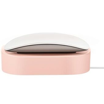 UNIQ Ny dockingstation för Magic Mouse rosa/pink