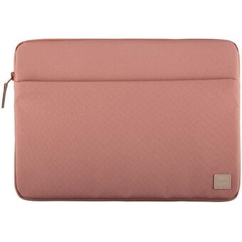 UNIQ fodral Vienna Laptop Sleeve 14" rosa/persika pink Vattentät RPET