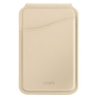 UNIQ Coehl Esme magnetisk plånbok med spegel och stöd creme/krämig.
