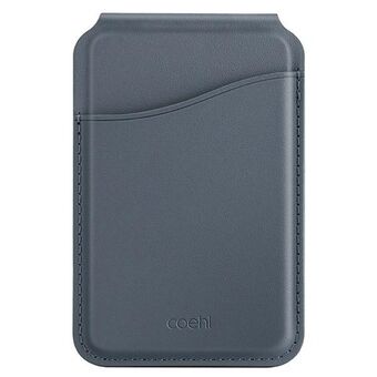 UNIQ Coehl Esme magnetisk plånbok med spegel och stativ mörkblå/safirblå
